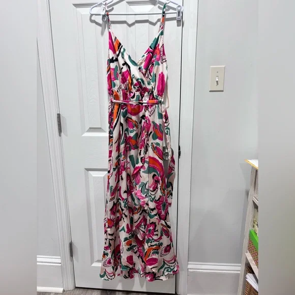 She + Sky Vibrant Multicolor Maxi Dress - Picture 2 of 11